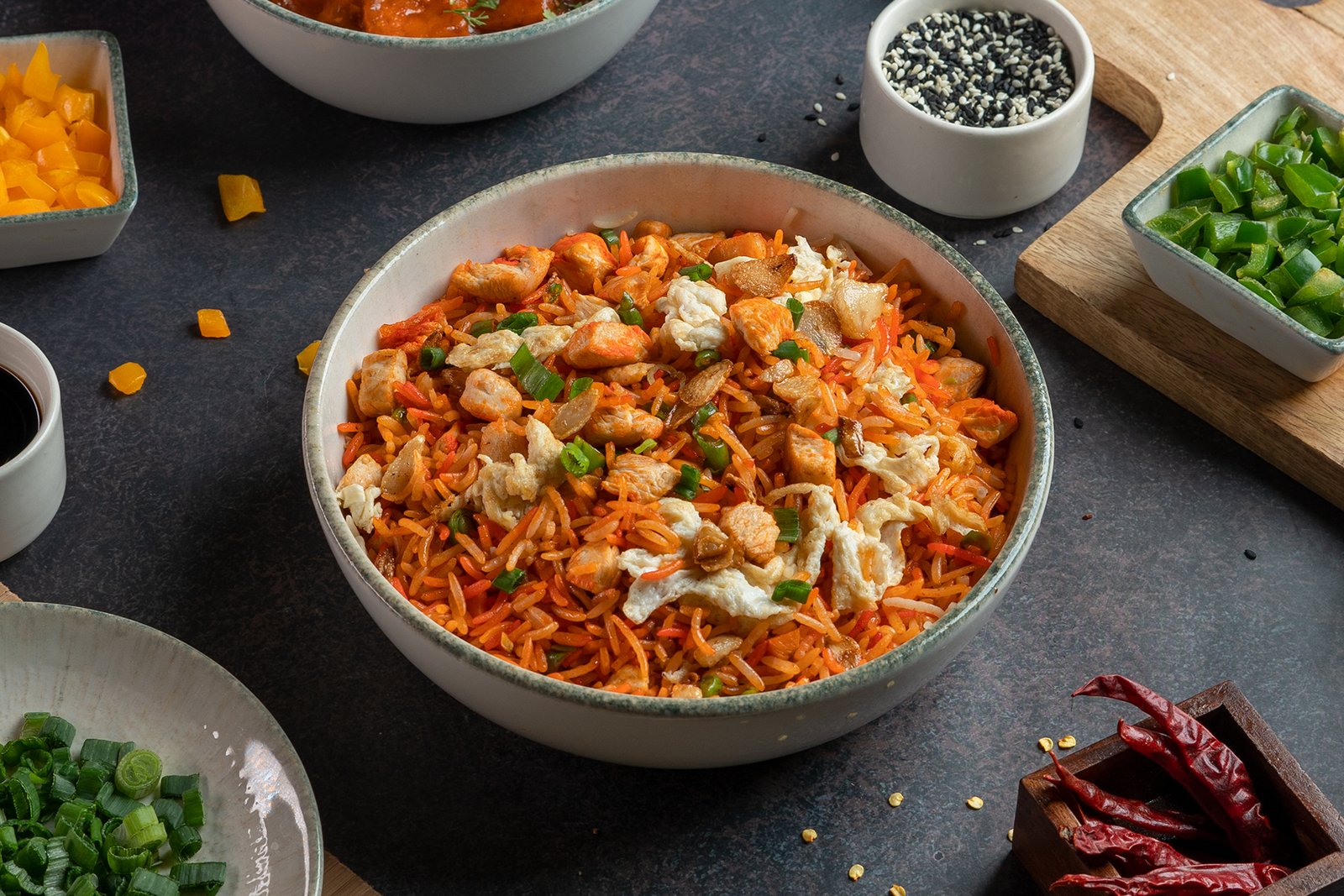 Chicken Schezwan Fried Rice